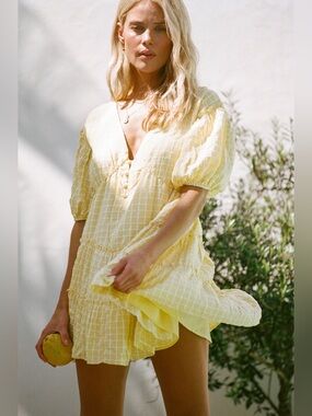 Sabo Tarelle Mini Dress Buttercup Size Small / 4